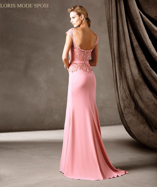 Vestito sales rosa cerimonia