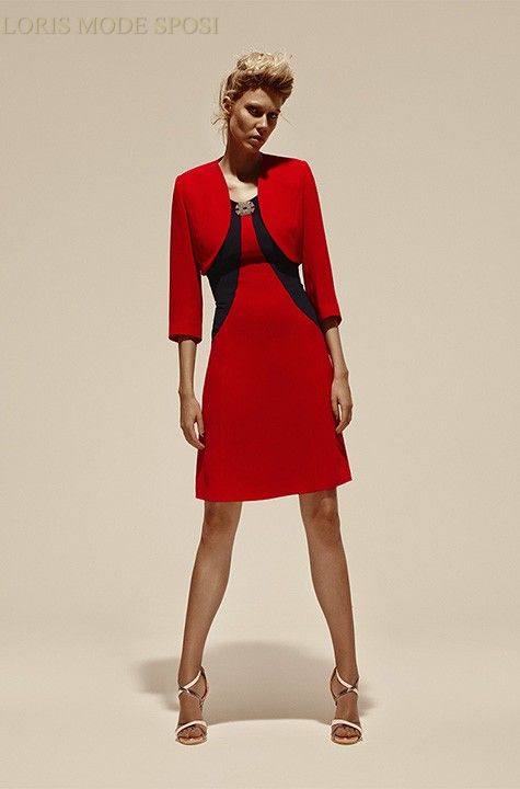 Dal rosso di Natale al rosso passione per San Valentino 2016 Loris Mode Sposi
