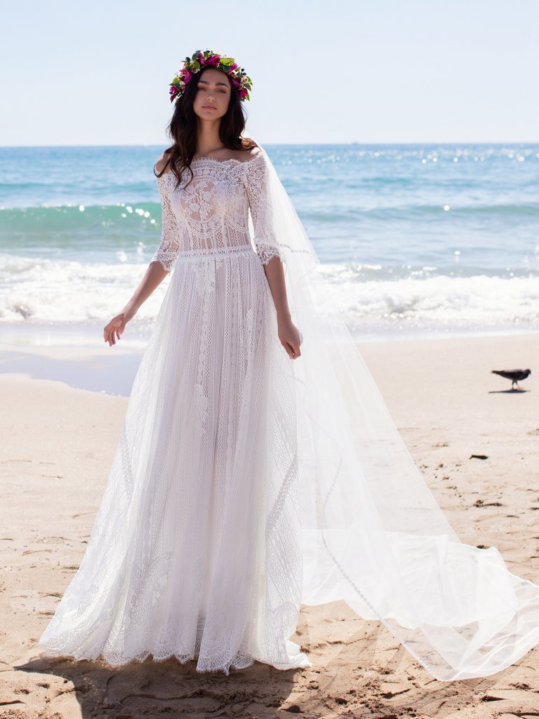 abiti da sposa boho chic